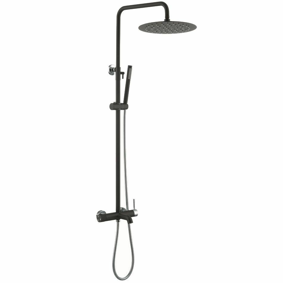 Стойка для душа Boheme Uno Black/Chrome, 468-BCR