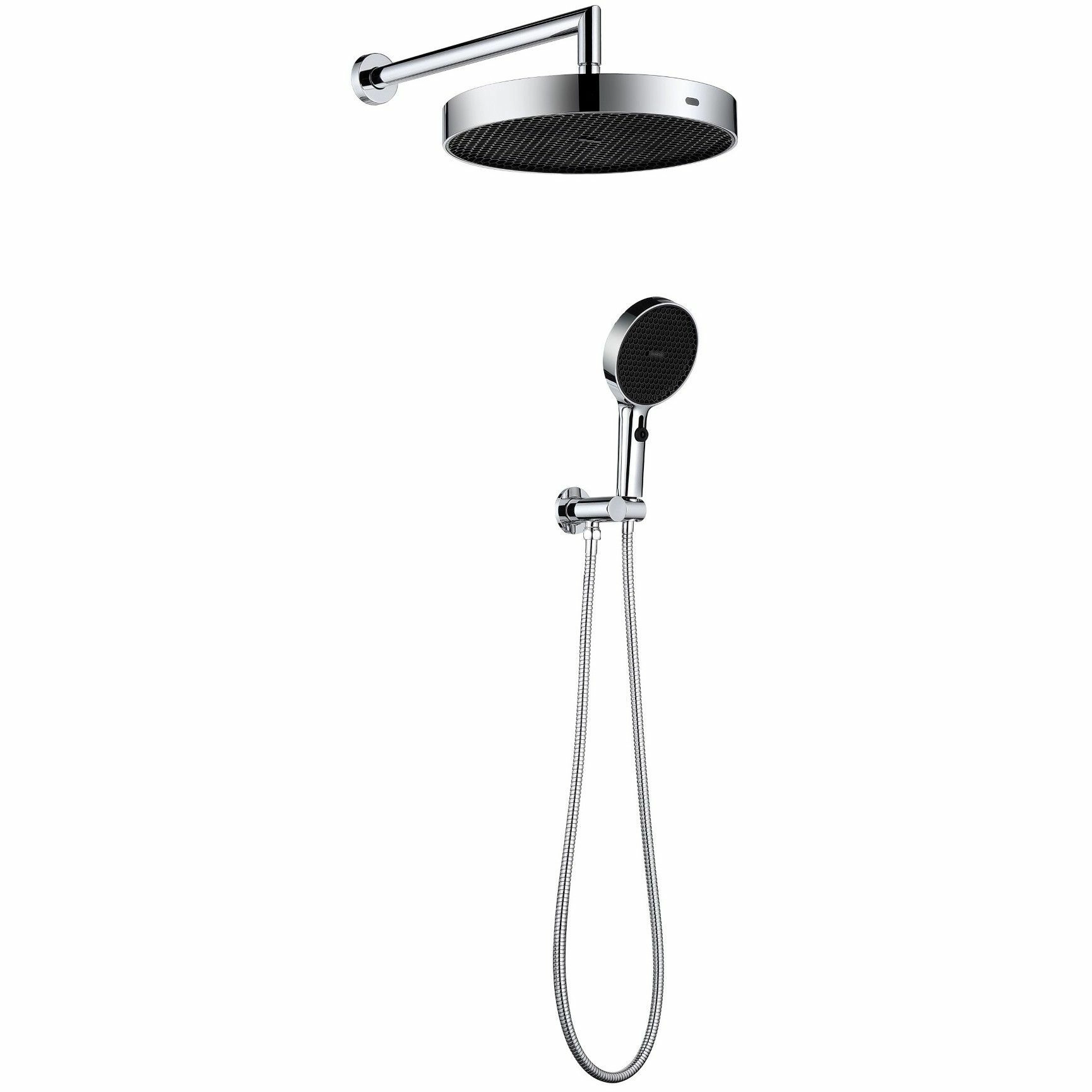 Комплект верхний душ и ручная лейка Boheme Cell Chrome, 427-CR