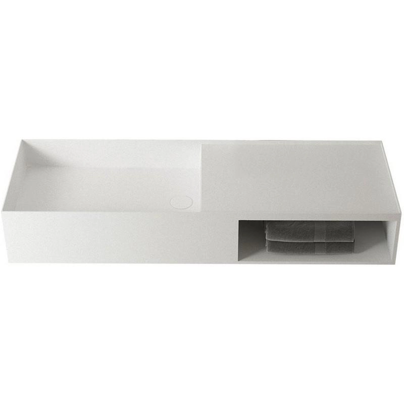 Умывальник Vincea Solid Surface 80x40, VWB-6S180MW