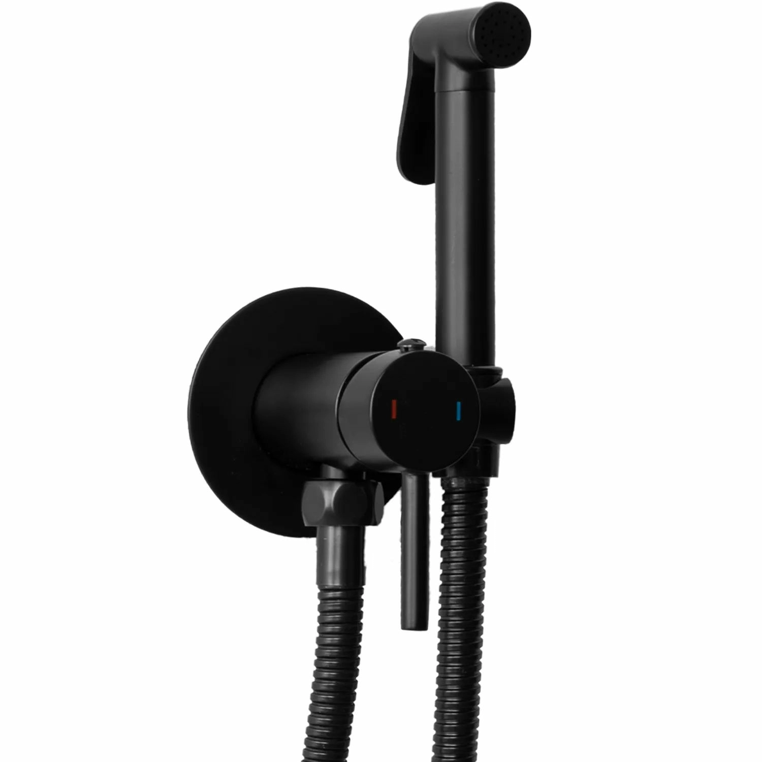 Смеситель для биде Rea Lungo Loop Black, REA-B8978