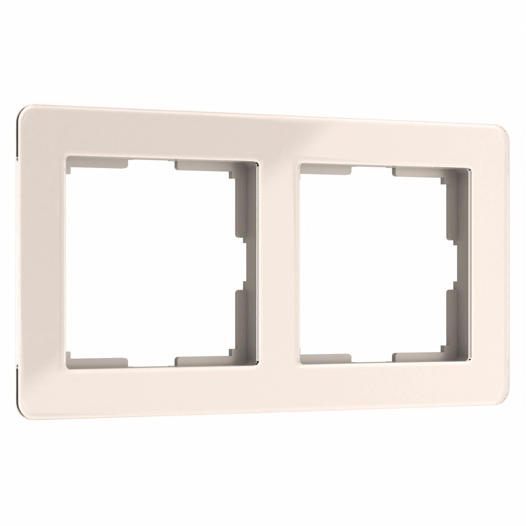 Рамка на 2 поста Werkel Acrylic W0022743 (айвори)
