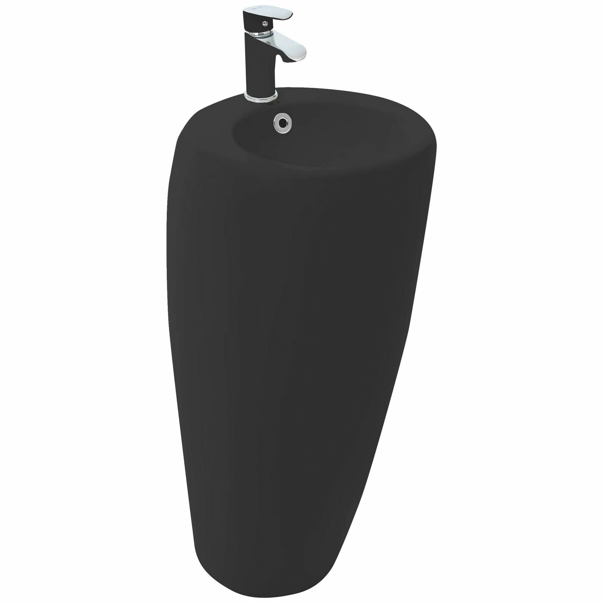 Раковина напольная WeltWasser 38x38, WW LEERBACH 3838 MT-BL