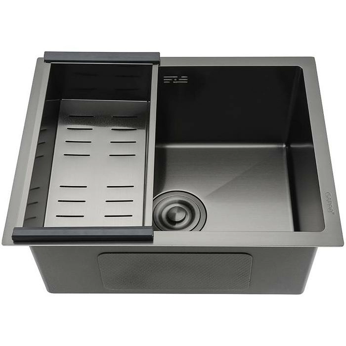 Кухонная мойка с коландером Gappo 50x40, GS5040-6