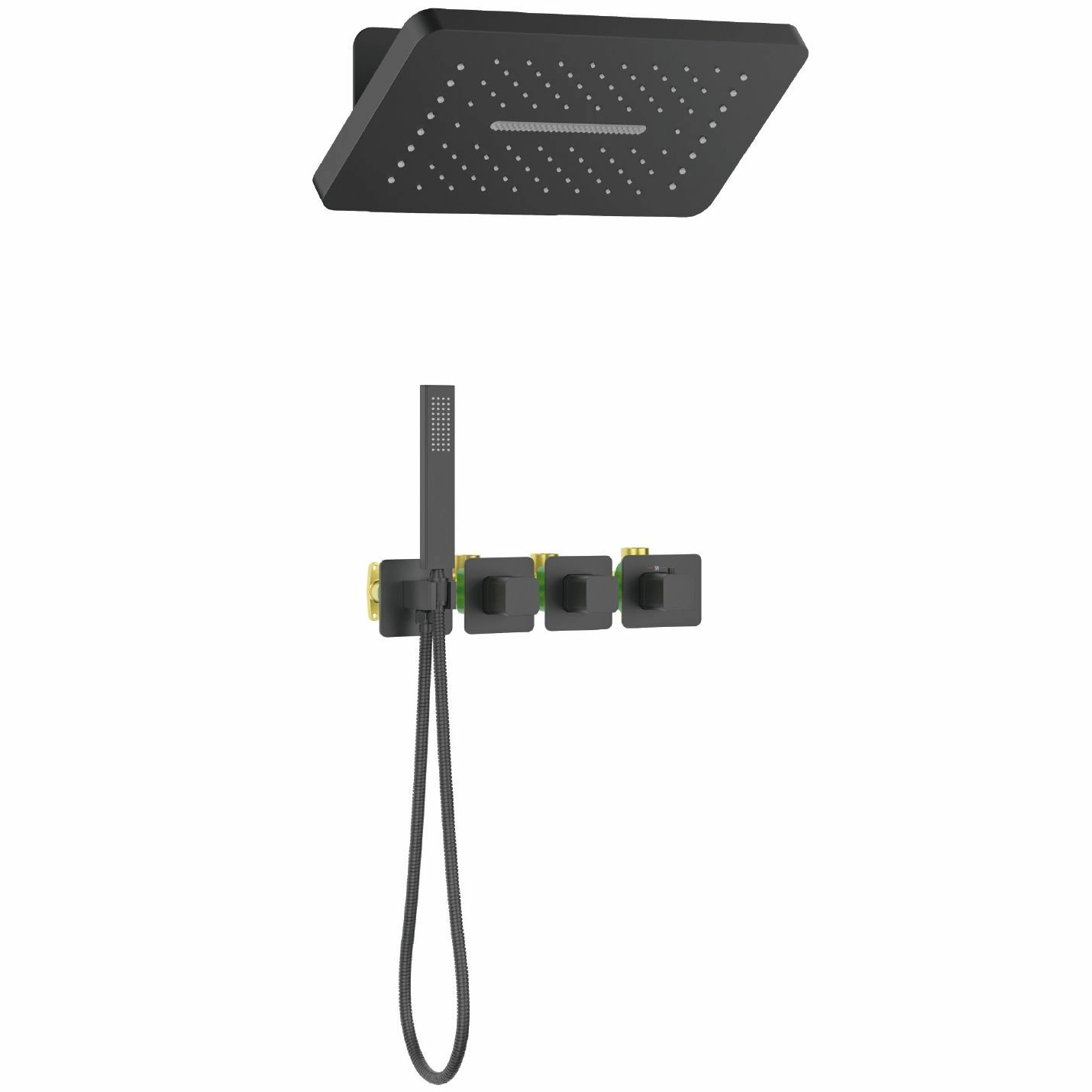 Душевая система Timo Petruma Black, SX-5249/03SM