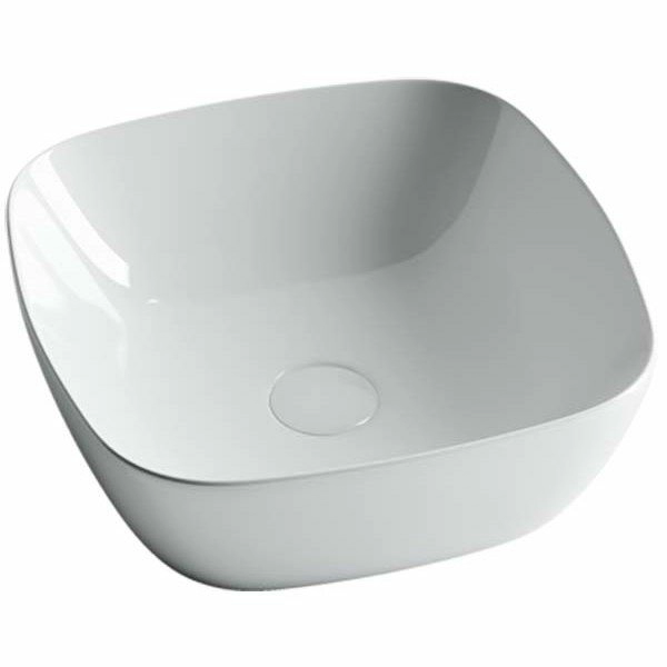Умывальник чаша накладная квадратная CeramicaNova Element 40x40, CN5006