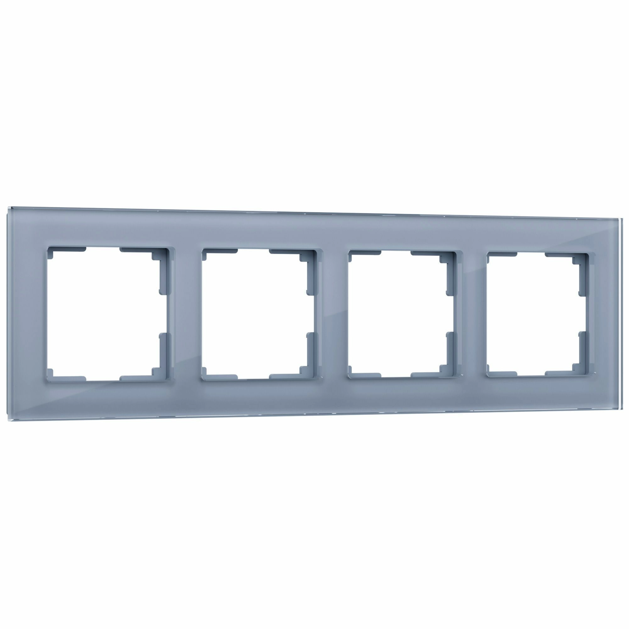 Рамка на 4 поста Werkel Favorit W0041115 (серый, стекло)