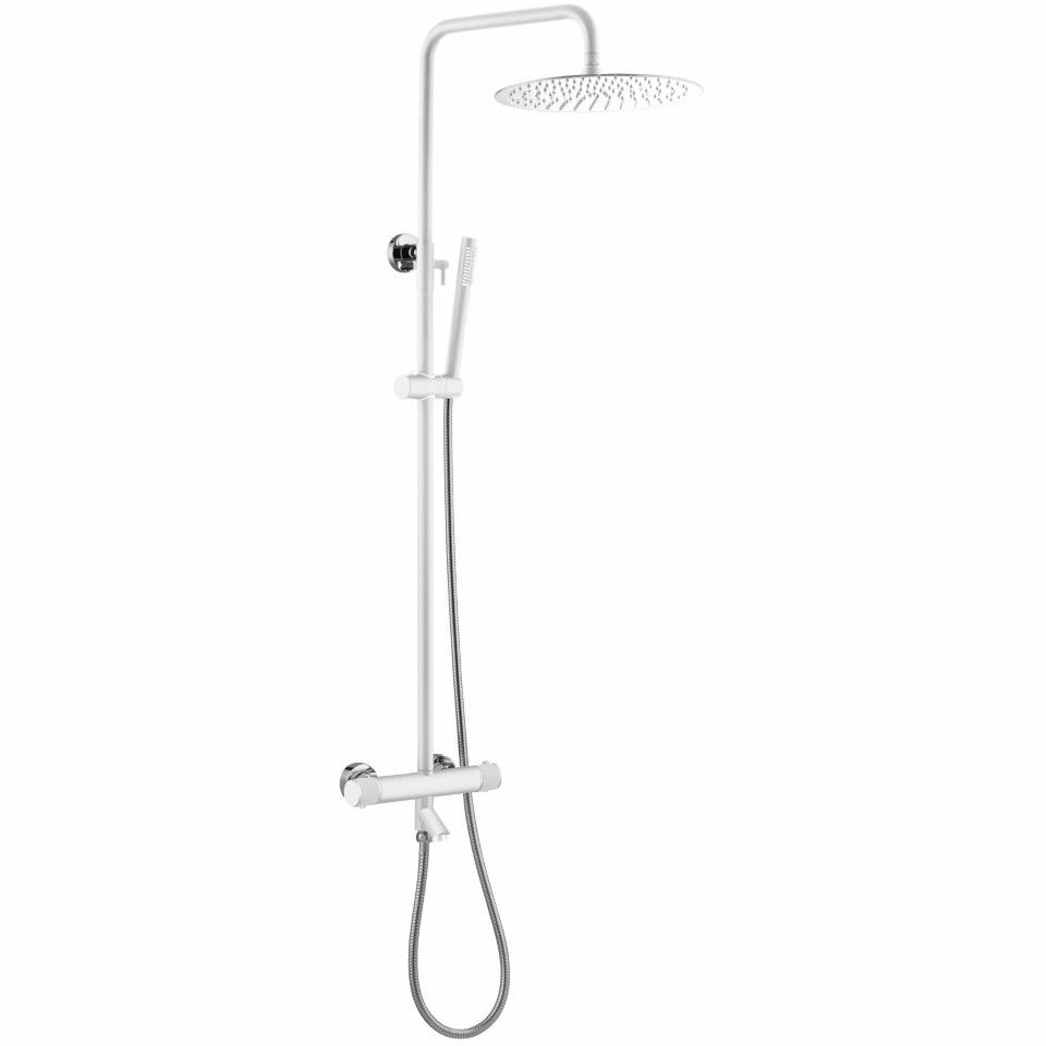 Стойка для душа Boheme Uno White/Chrome, 468-T-WCR
