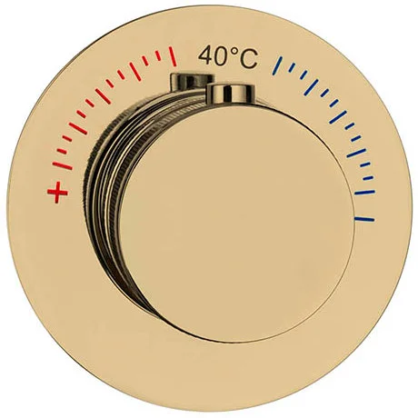 Смеситель встраиваемый термостат на 1 источник Boheme Uno Gold, 627-T-G