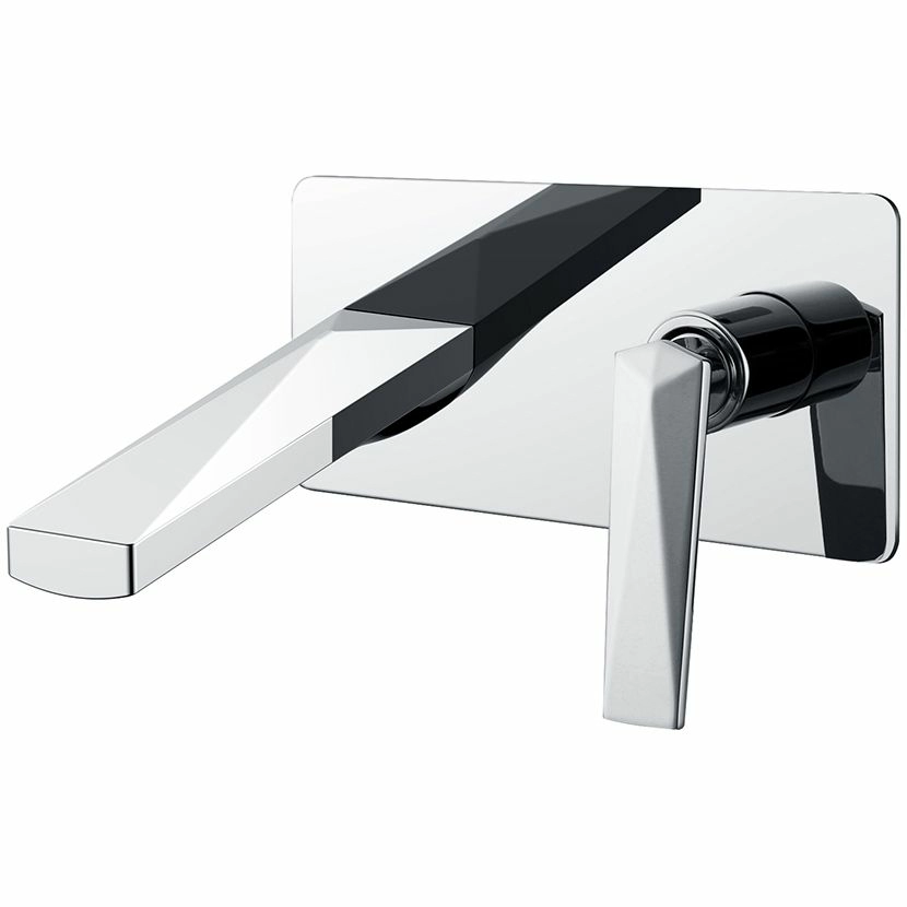 Смеситель для умывальника из стены Boheme Venturo Chrome, 375