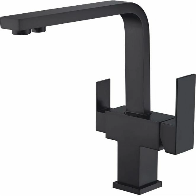 Смеситель для кухни Ahti с краном питьевой воды Ahti Hamina Black, HA103015