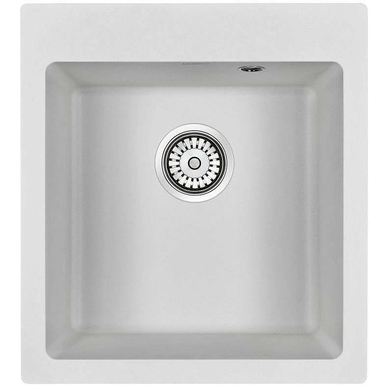 Мойка Paulmark Kante 45 белый, PM104651-WH