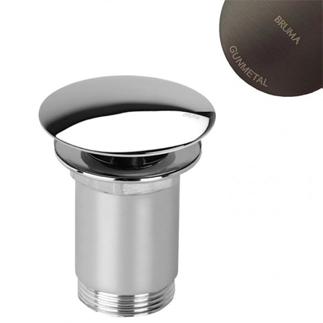 Сливной клапан из латуни Push Open Bruma Utopia 138 590 0MG Gunmetal, 1385900MG