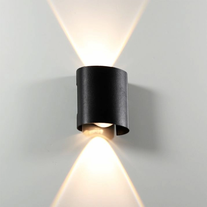 Фасадный светильник Arte Lamp Bosto, A3122AL-2BK