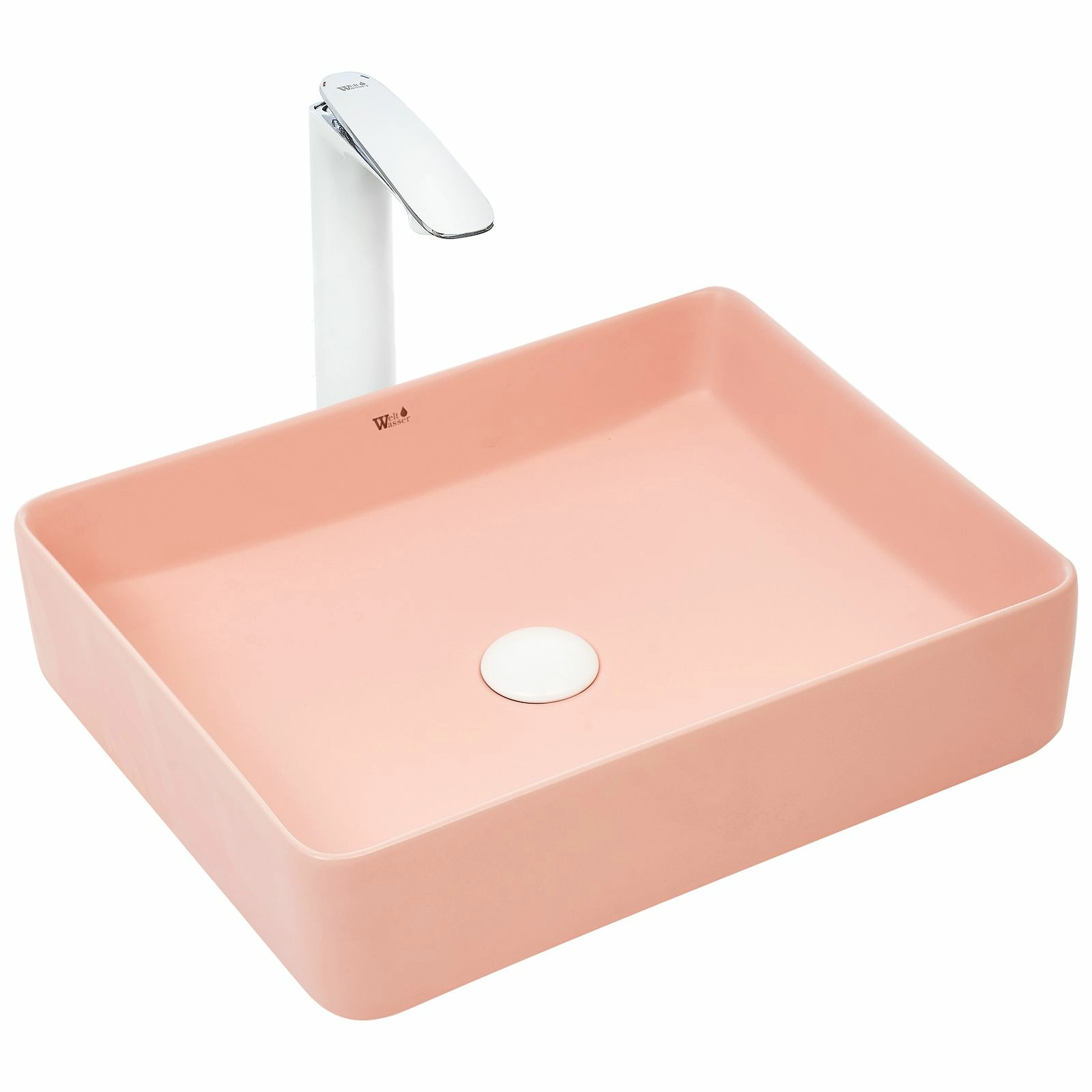 Раковина накладная WeltWasser 50x40.5, WW ELBACH 2178 MP
