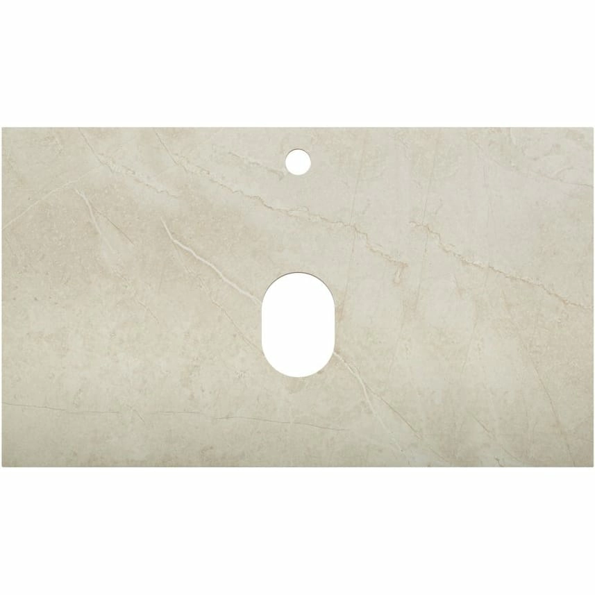 Столешница из керамогранита BelBagno 80x46 Marmo Crema Opaco, KEP-80-MCO