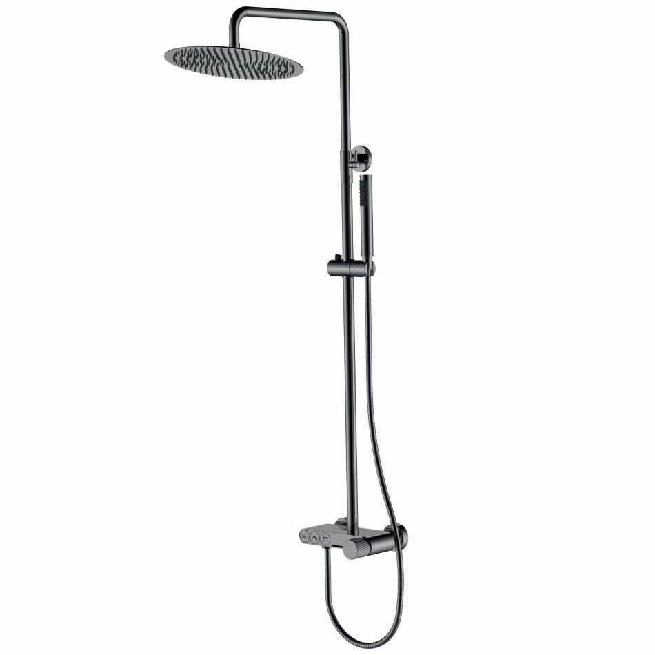 Стойка для душа Boheme Stick Linea Shine Gun Metall, 128-SGM.3