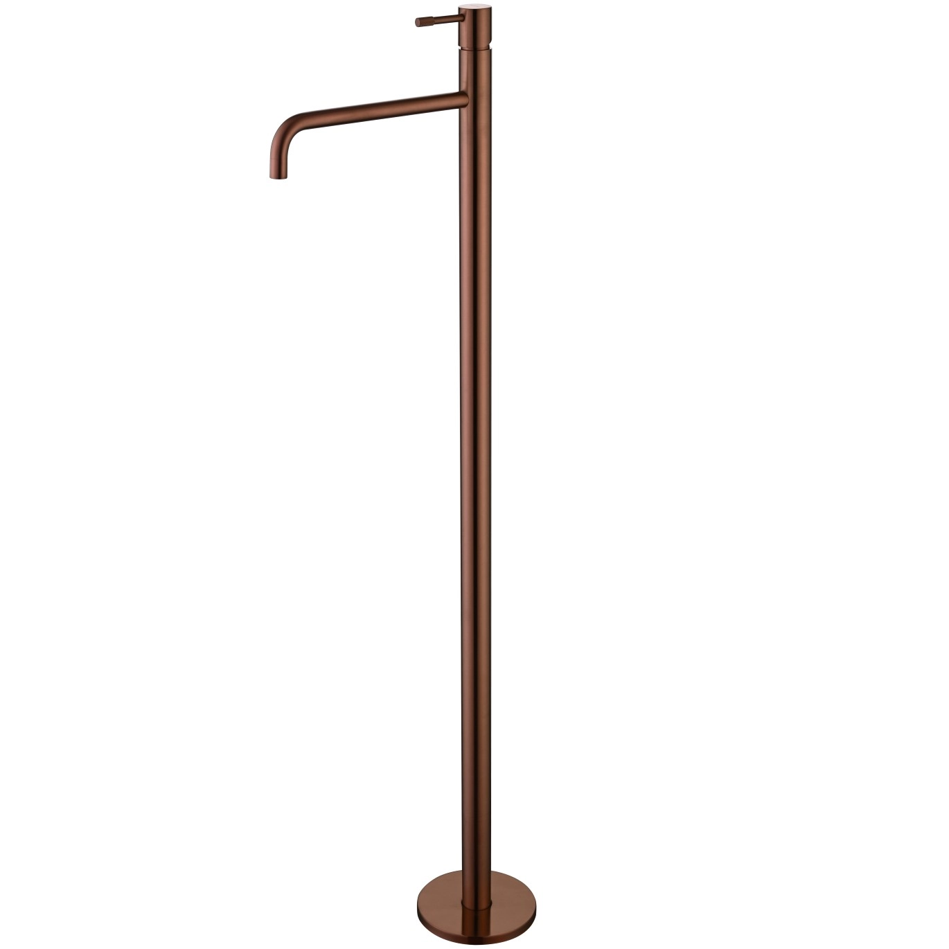 Смеситель для умывальника напольный Boheme Uno Bronze Brushed, 107-BRB