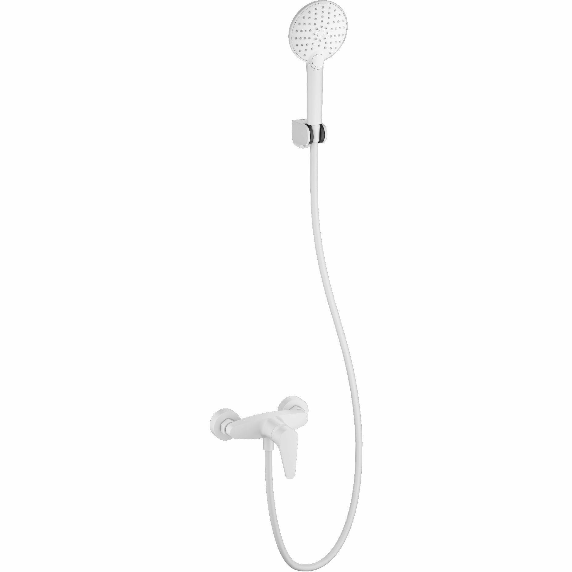 Смеситель для душа Wonzon & Woghand белый матовый, WW-AE3102-MW