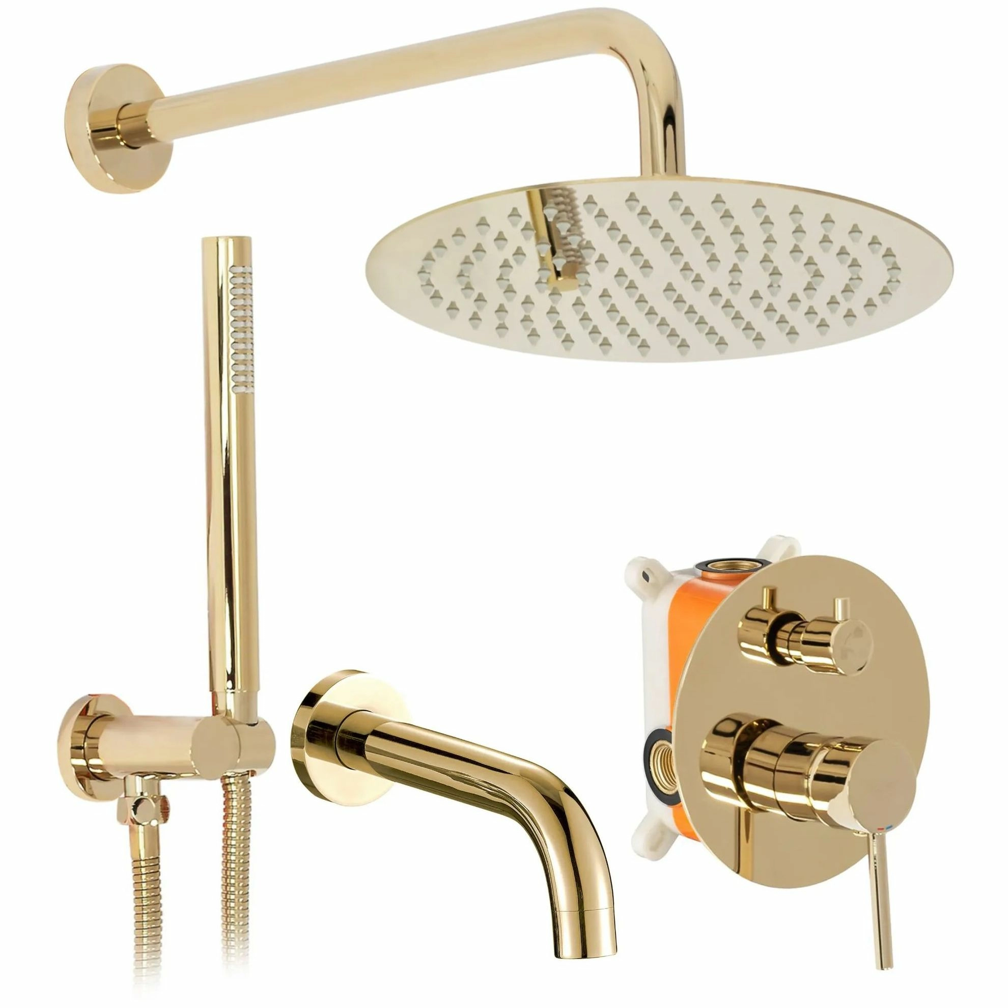 Душевая система Rea Lungo L.Gold, REA-P4125