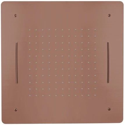 Верхний душ 2-х позиционный Boheme Uno Bronze Brushed, 428-BRB