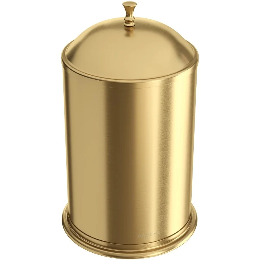 Ведро для мусора Boheme Matt Gold, 10915-MG