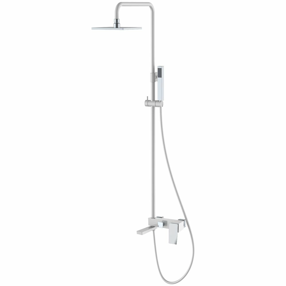 Стойка для душа Boheme Q2 White/Chrome, 148-WCR.2