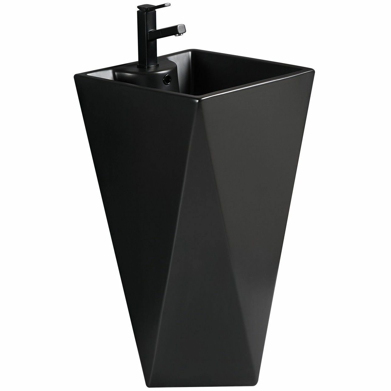 Раковина напольная WeltWasser 46x46, WW LEERBACH 460 MT-BL