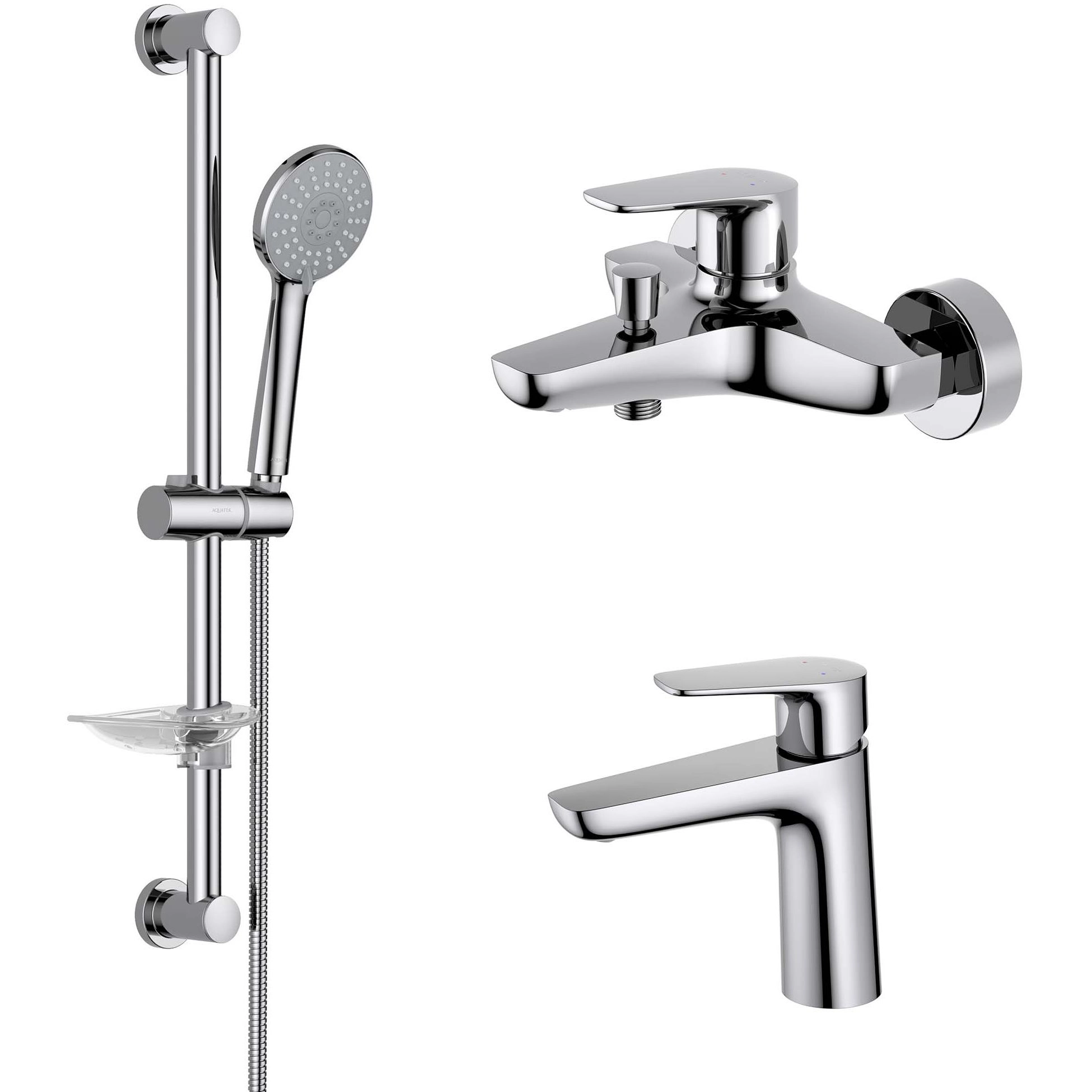 Комплект для ванны Aquatek Бетта 3 в 1, AQ1130CR