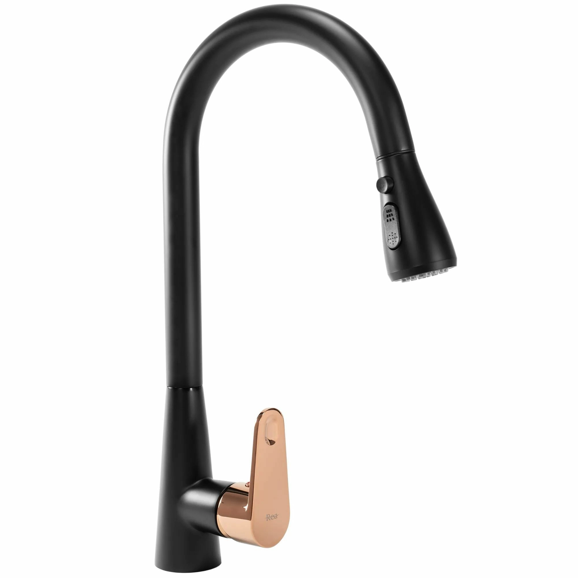 Смеситель для кухни Rea Mild Black/Rose Gold, REA-B4801