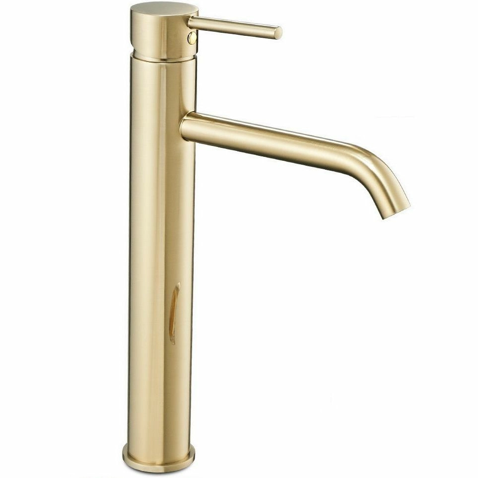 Смеситель для умывальника Rea Lungo L.Gold, REA-B9409