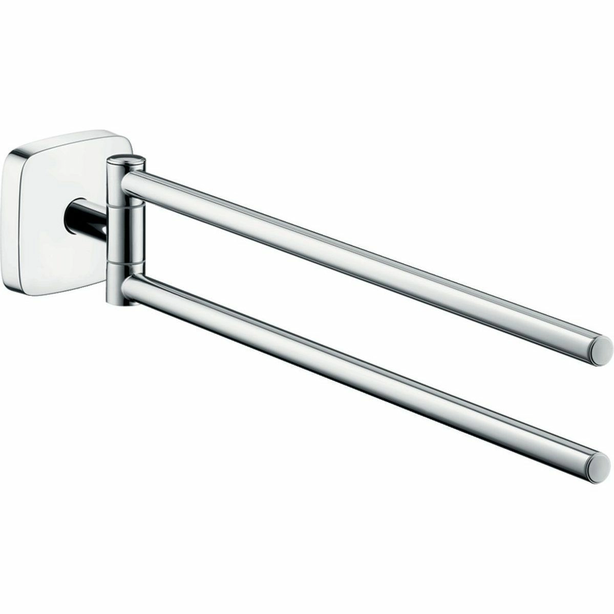 Полотенцедержатель поворотный на 2 полотенца Hansgrohe PuraVida 45 см, 41512000