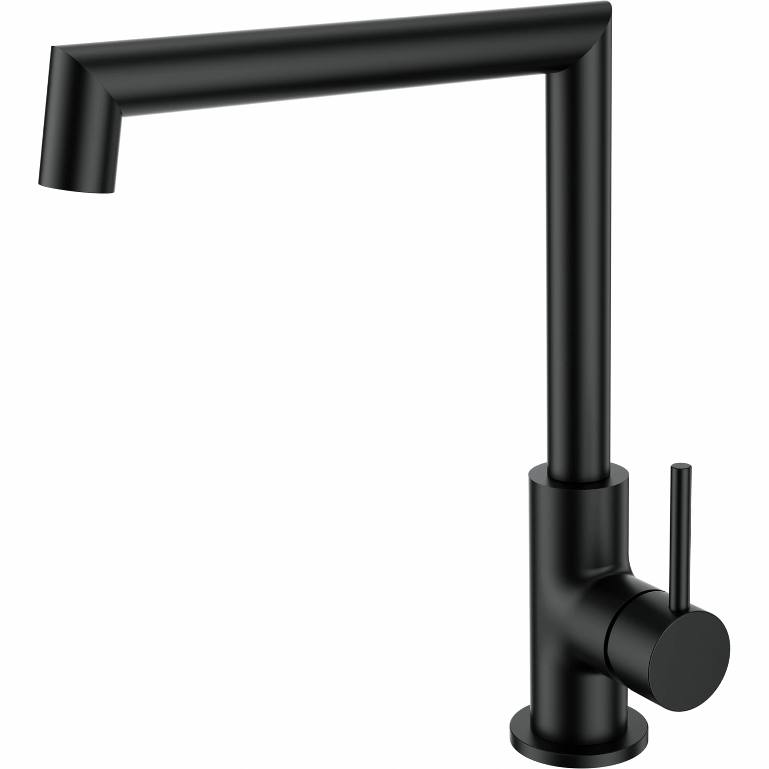 Смеситель для кухни Wonzon & Woghand черный матовый, WW-L1005-MB