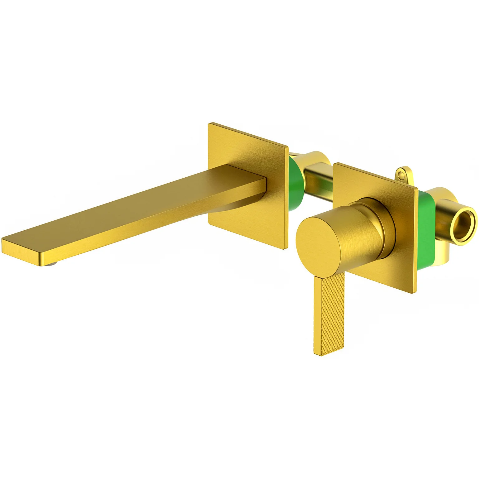 Смеситель для раковины встроенный Timo Caisa Polished Gold, 9072/20SM