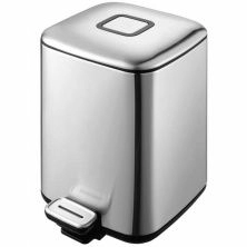 Ведро квадратное Boheme Q Steel, 10948-C