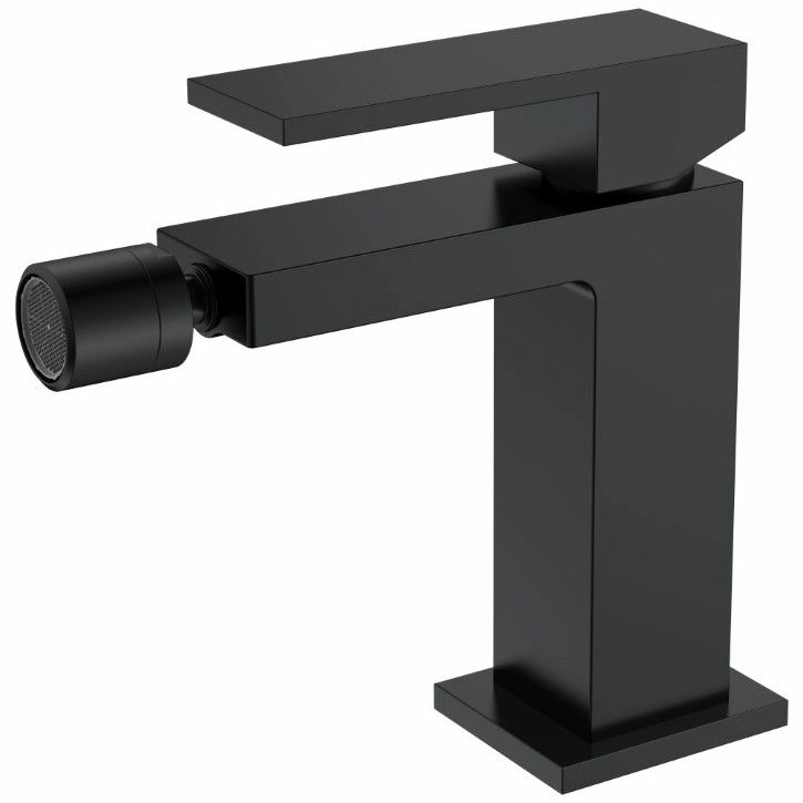 Смеситель для биде Boheme Qubic Matt Black, 476-B