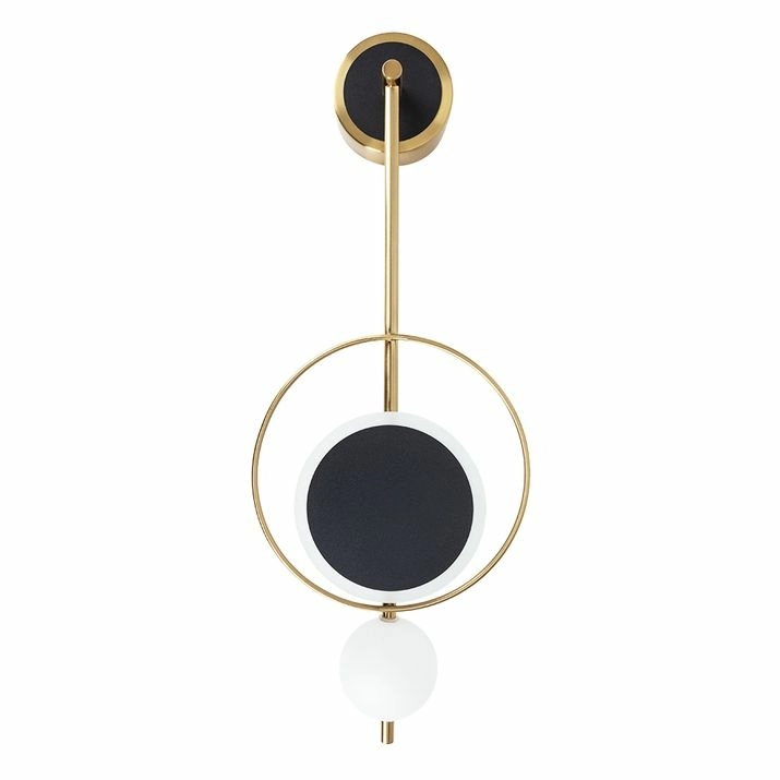 Настенный светильник Arte Lamp Polaris, A2604AP-7BK