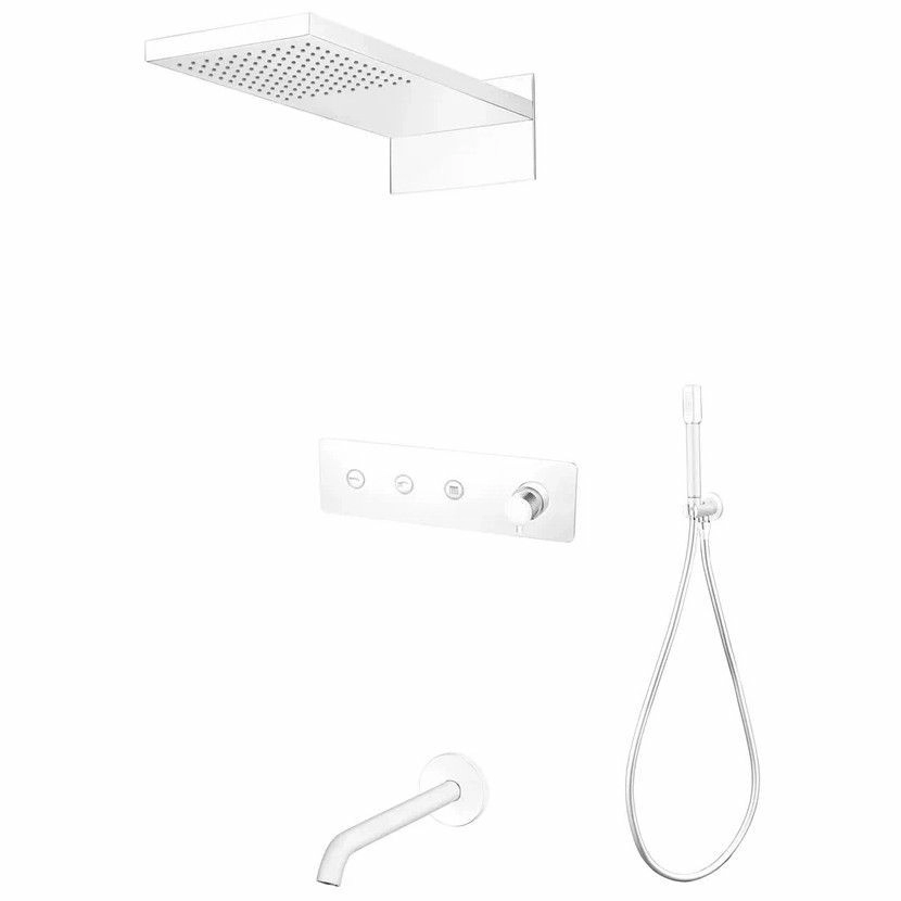 Встроенная душевая система Boheme Fusion Matt White, 130-2-MW
