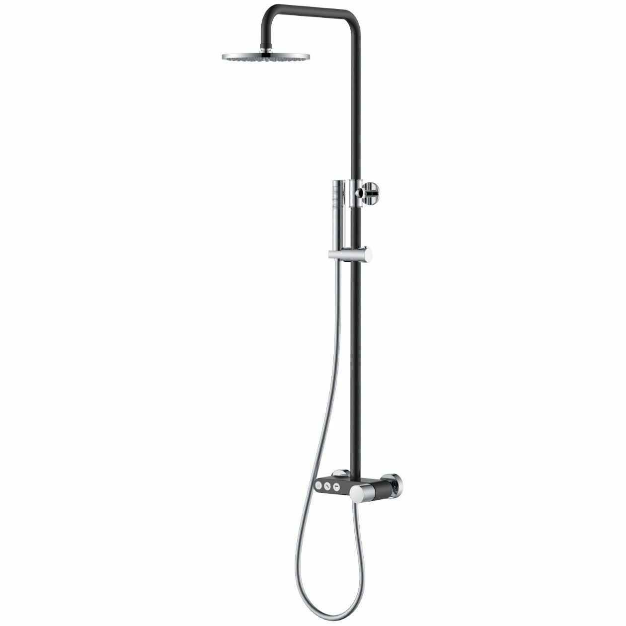 Стойка для душа Boheme Stick Touch Black/Chrome, 128-BCR.2