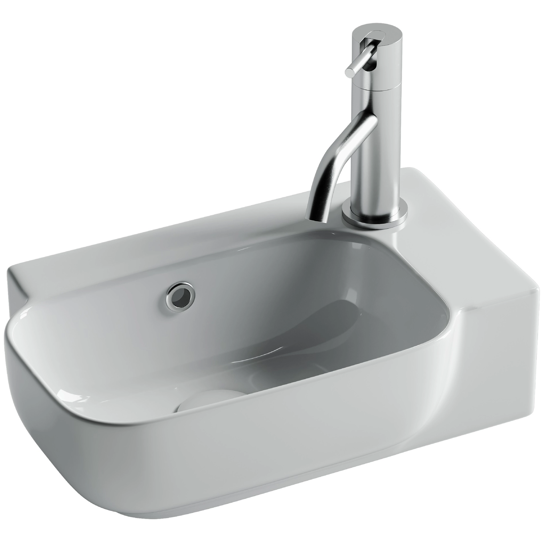 Рукомойник подвесной прямоугольный CeramicaNova Element 40.3x24.9