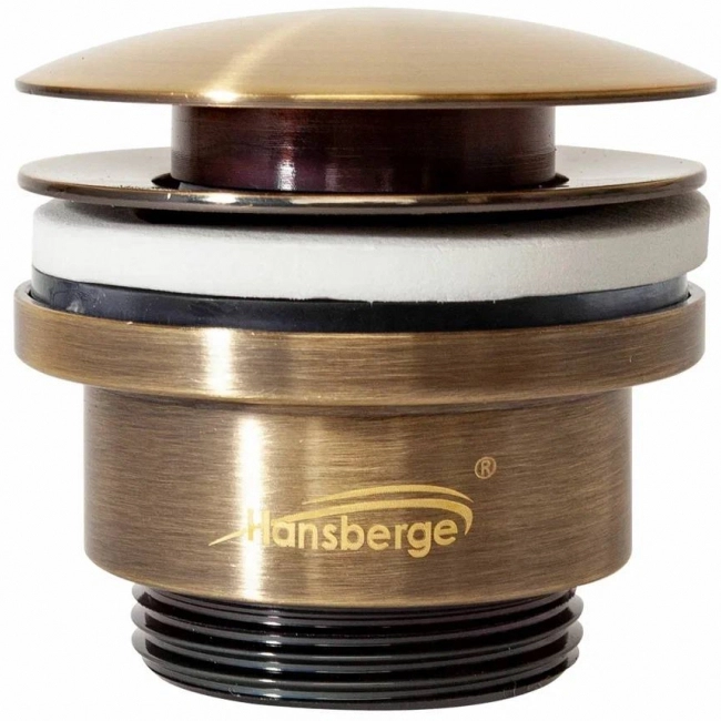 Донный клапан для раковины Hansberge бронза H107BR