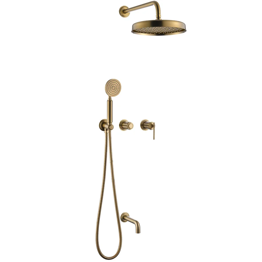 Душевая система встраиваемого монтажа Boheme Eterna Bronze, 174-2-BR