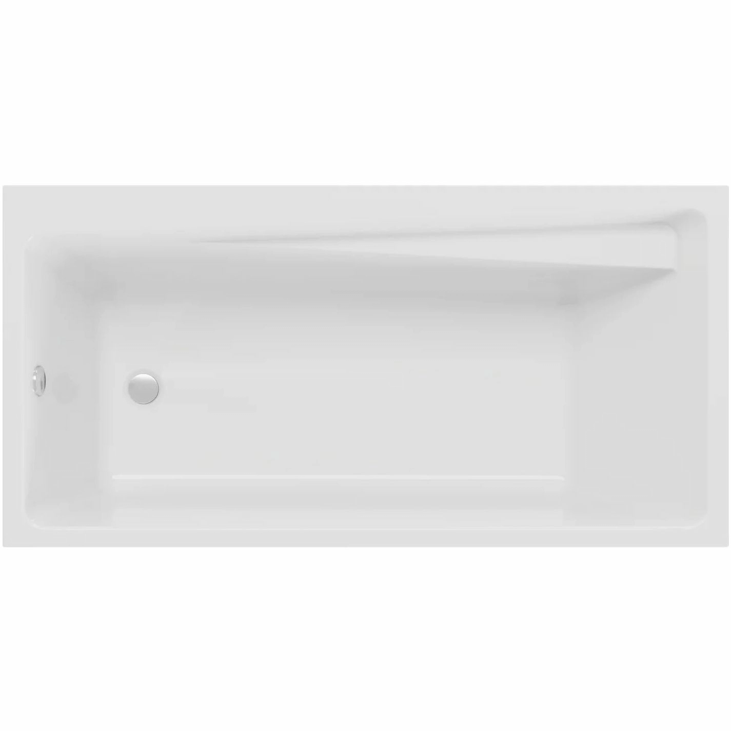 Ванна акриловая Polimat Elza 170x75, 00025