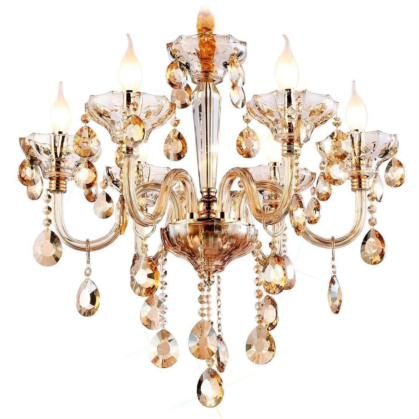 Подвесная классическая люстра с хрусталем Ambrella Traditional Classic, TR4901