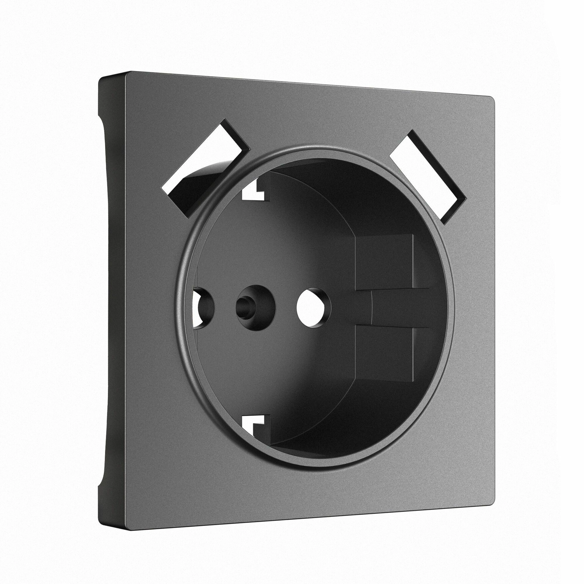 Накладка для розетки USB Werkel W1179564 (графит матовый)