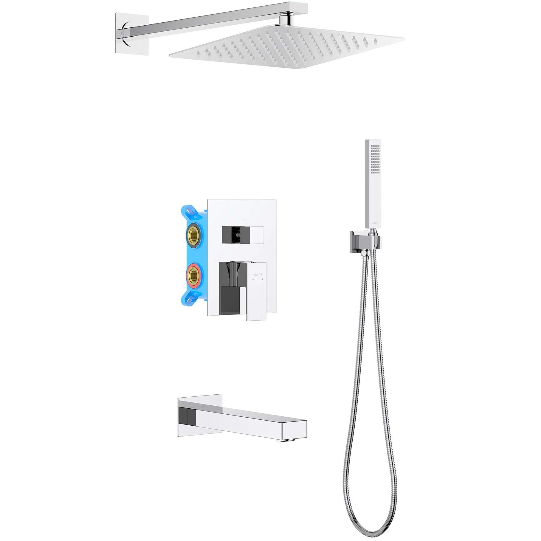 Душевая система Aquatek Либра 4 в 1, AQ1673CR
