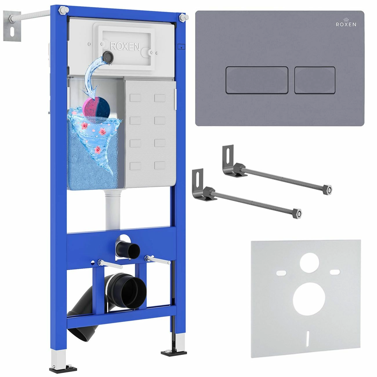 Комплект 4 в 1 Roxen StounFix Dual Fresh, 966767