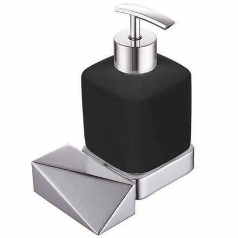 Диспенсер настенный Boheme New Venturo Chrome/Black, 10317-CR-B