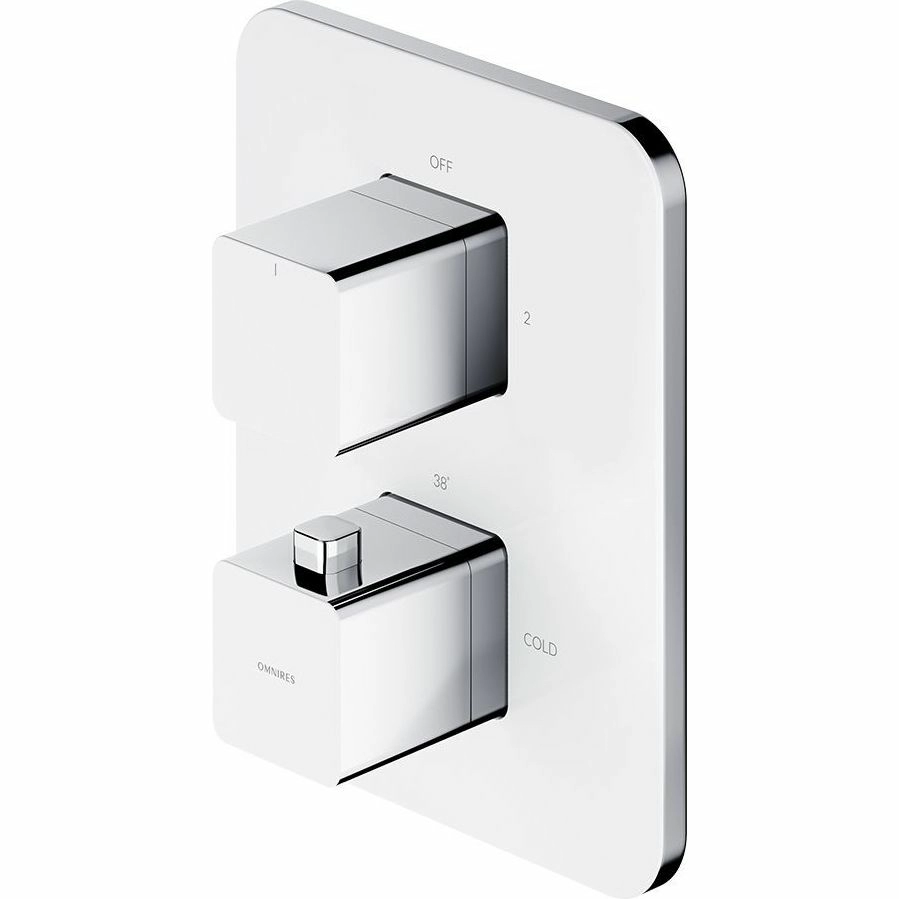 Термосмеситель для ванны скрытого монтажа Omnires Parma, PM7436CRB