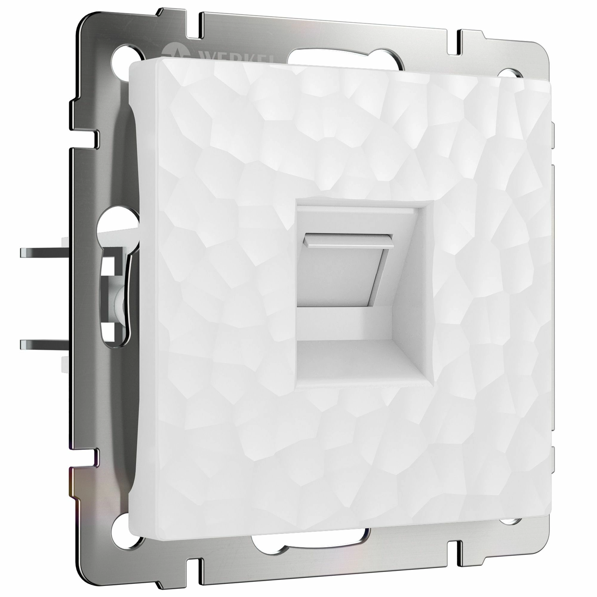 Розетка Ethernet RJ-45 Werkel Hammer W1281001 (белый)