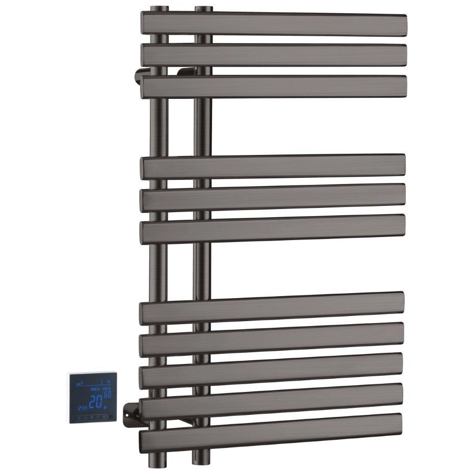 Полотенцесушитель электрический Boheme Venturo Gun Metall 80x50, 723-GM
